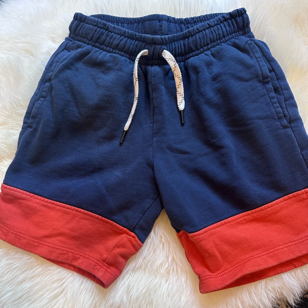 Hanna Andersson Cotton Sweat Shorts Colorblock 8